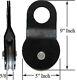 20,000lbs New Heavy Duty Greased Snatch Block 10 Ton Winch Pully 20000 Lbs ##$$