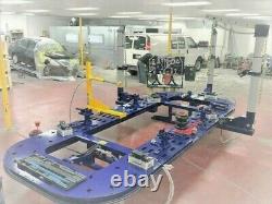 20 Feet Long Auto Body New Frame Machine 30 Ton = 3 Towers + Clamps, Tools Bench