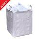 20 Pack Heavy Duty Fibc Bulk Super Ton Bag, Duffle Top And Flat Bottom, 1 Ton