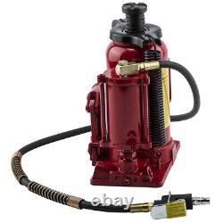 20 Ton Air Hydraulic Bottle Jack Automotive Lift Tools for Heavy Duty Truck Red