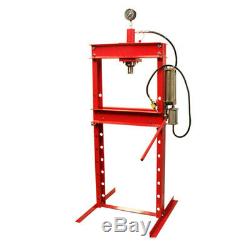 20 Ton Air Hydraulic Floor Shop Press H Type Frame