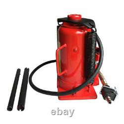 20 Ton Heavy Duty Air Hydraulic Bottle Jack Red Portable Car Lift Tool