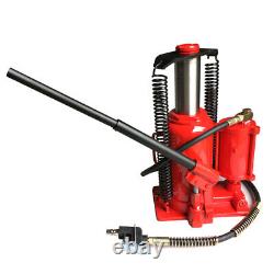20 Ton Heavy Duty Air Hydraulic Bottle Jack Red Portable Car Lift Tool