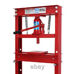 20 Ton Heavy Duty Hydraulic Shop Press Floor Shop Equipment Jack Stand H Frame
