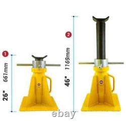 20-Ton Heavy-Duty Screw Style Jack Stand (Tall)