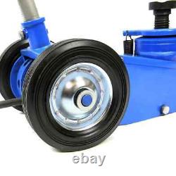 22-Ton Heavy-Duty Air Hydraulic Floor Jack Wheels Lift