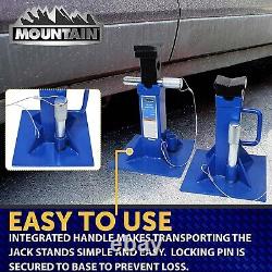 22 Ton Heavy Duty Jack Stand Lift Support Stability for Garage Truck Repair Shop