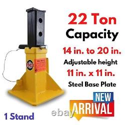 22 Ton Heavy Duty Pin Style Jack Stand Lift Support RV Truck Repair Garage Shop