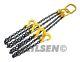 2m Hooks Heavy Duty Lifting Chain Sling 4 Ton With 4 Legs Ce Approved Garage