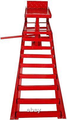 2PCS Auto Car Service Ramps Lifts Heavy Duty Hydraulic Lift Repair Frame 10Ton
