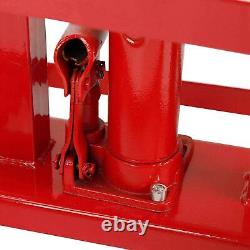 2PCS Auto Car Service Ramps Lifts Heavy Duty Hydraulic Lift Repair Frame 10Ton