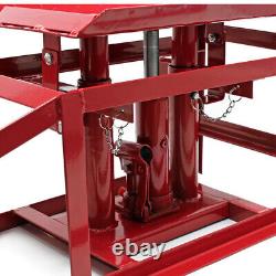 2PCS Auto Car Truck Service Ramp Lift Car Jack Hydraulic Lift Heavy Duty 2Ton