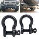 2pc 3/4 D-ring Shackle-heavy Duty 4.5 Ton For Jeep Off Road Truck Towing