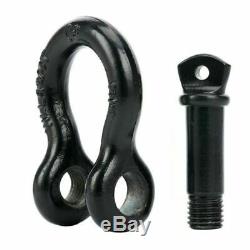 2PC 3/4 D-ring Shackle-Heavy Duty 4.5 Ton for Jeep Off Road Truck Towing