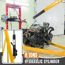 2Ton Folding Engine Hoist Heavy-Duty Steel Hydraulic Crane Lift 4400LBS Capacity