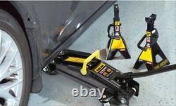 2-1/4 Ton Professional Hydraulic Floor Jack Car 2 Heavy-duty Jack Stand Portable