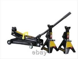 2-1/4 Ton Professional Hydraulic Floor Jack Car 2 Heavy-duty Jack Stand Portable