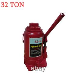 2-32 Ton Heavy Duty Hydraulic Bottle Jack Automotive Car Repair Shop Lift Tool