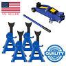 2-3ton Hydraulic Lift Floor Jack And Jack Stand Heavy Duty Portable Repair Tool