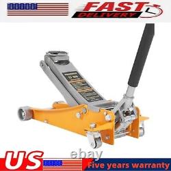 2.5 Ton Heavy-Duty Steel Racing Floor Jack Dual Pistons Quick Pump Ultra-Light
