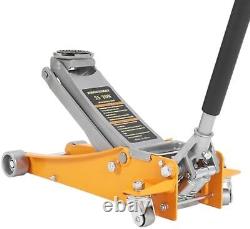 2.5 Ton Heavy-Duty Steel Racing Floor Jack Dual Pistons Quick Pump Ultra-Light