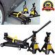 2.5 Ton Professional Trolley Jack And 2 Heavy Duty Metal Trolley Jack Stands