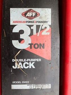 2 PARTS or REPAIR AFF 350SS 3 1/2 Ton Heavy-duty Floor Jack With Double Pumper