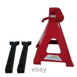 2 Pack 12 Ton Heavy Duty Jack Stands Adjustable Height Car Truck Garage Tool Set