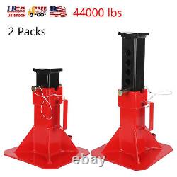 2 Packs Car Jack Stand Heavy Duty Pin Type Adjustable Height With Lock 22 Ton US