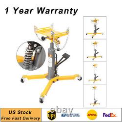 2 Stage Hydraulic Transmission Jack with360° Swivel Wheel Lift Hoist 1500LBS US