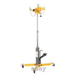 2 Stage Hydraulic Transmission Jack with360° Swivel Wheel Lift Hoist 1500LBS US