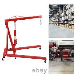 2 TON 4400lb Heavy Duty Engine Motor Hoist Cherry Picker Shop Crane Lift