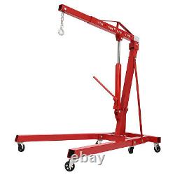 2 TON 4400lb Heavy Duty Engine Motor Hoist Cherry Picker Shop Crane Lift