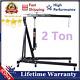 2 Ton Heavy Duty Steel Folding Hydraulic Engine Hoist Crane Cherry Picker Shop