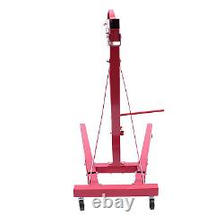 2 Ton Heavy-Duty Hydraulic Engine Hoist Folding Cherry Picker Shop Crane Lift