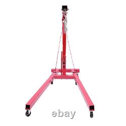 2 Ton Heavy-Duty Hydraulic Engine Hoist Folding Cherry Picker Shop Crane Lift