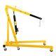 2 Ton Heavy Duty Steel Engine Crane Hoist Cherry Picker Lift Folding 6 Caster