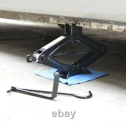 2 Ton Heavy Duty Wind Up Scissor Lift Crank Stands Auto Car Speed Handle Jack