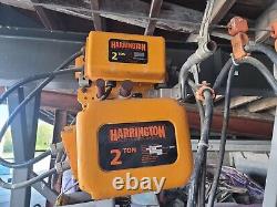 2 Ton Heavy Duty power Hoist Capacity 4000 LBS power Track Trolley Crane New