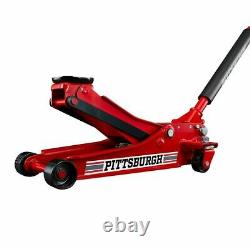 2 Ton Low Profile Floor Jack HEAVY DUTY STEEL Rapid Lift Pump Hydraulic Car Shop