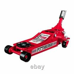 2 Ton Low Profile Floor Jack HEAVY DUTY STEEL Rapid Lift Pump Hydraulic Car Shop