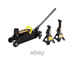 2 Ton Professional Hydraulic Floor Jack Car 2 Heavy-duty Jack Stand Portable