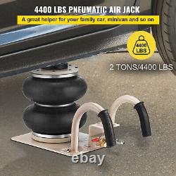 2 Ton Triple Double Bag Air Pneumatic Jack 4400 lbs Heavy Duty Compressed Air