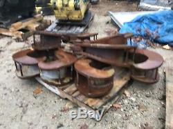 (2) Very Heavy Duty 20 Ton Crane Beam Clamps FREE SHIP With 25 MILES