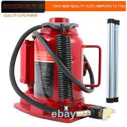 30Ton Air Hydraulic Bottle Jack Pneumatic For Heavy Duty Auto Truck Repair