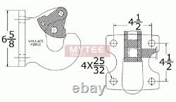 30-Ton Heavy Duty Rigid Mount Pintle Hooks Made in USA