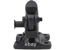 30-Ton Heavy Duty Rigid Mount Pintle Hooks Made in USA (2 Pack)