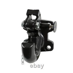 30 Ton Pintle Hook Heavy Duty Alloy Steel Hitch Towing Equipment Durable Black