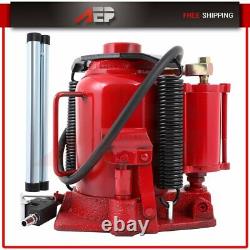 30 Ton Pneumatic Air Hydraulic Bottle Jack Air-Operated Lift Jack with Handle