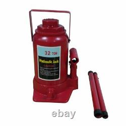 32 Ton Hydraulic Bottle Jack Automotive Shop Equipment Car Truck Heavy Duty